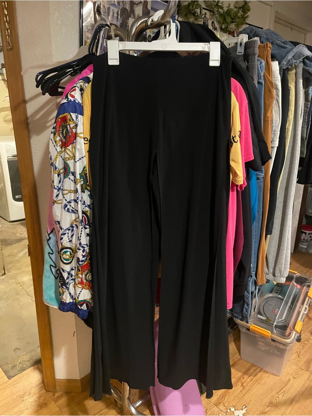 Joseph Ribkoff Black Wide-Leg Pants
